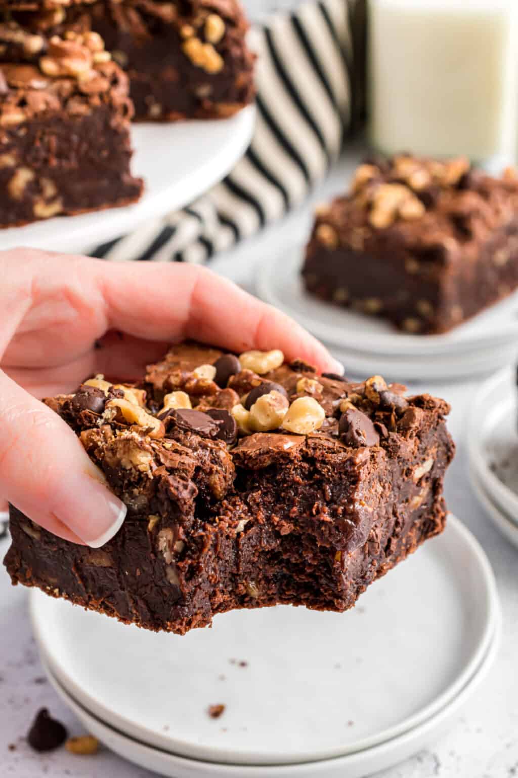 Walnut Brownies Recipe Shugary Sweets