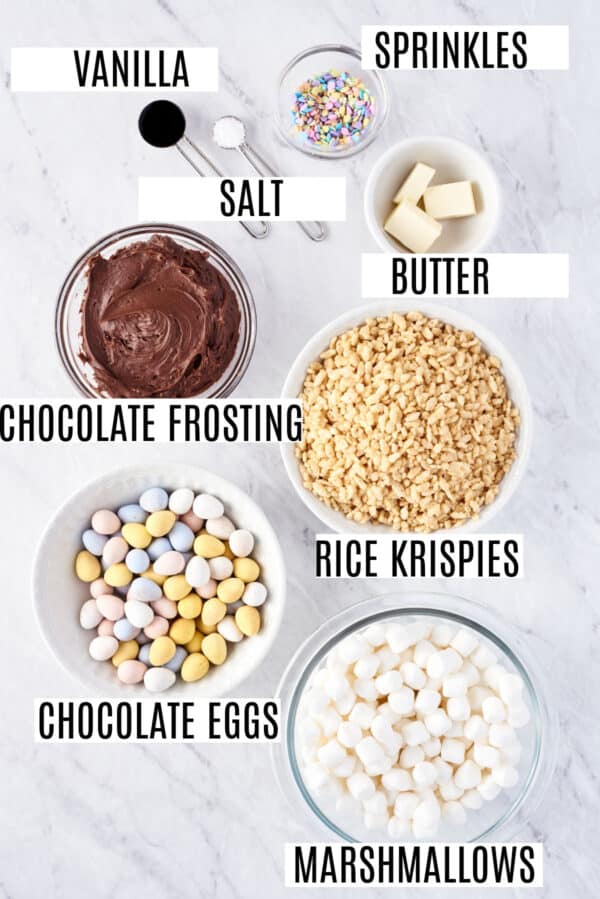 Easter Rice Krispie Treat Nests Recipe - Shugary Sweets