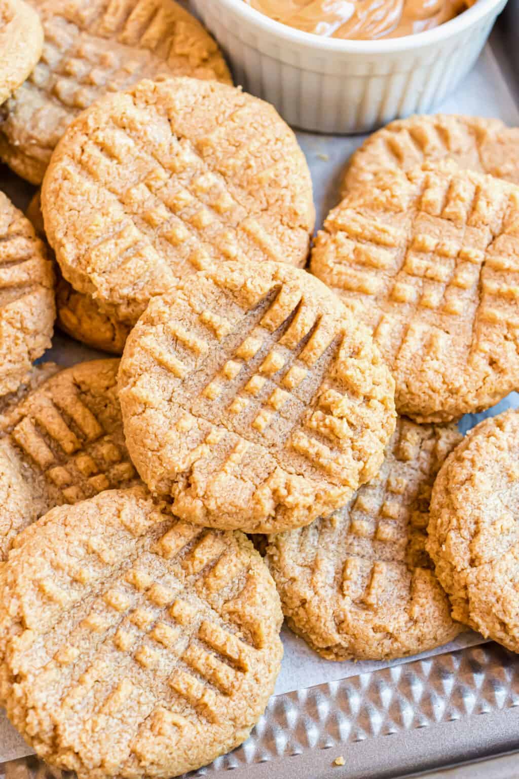3 Ingredient Peanut Butter Cookies Recipe Shugary Sweets