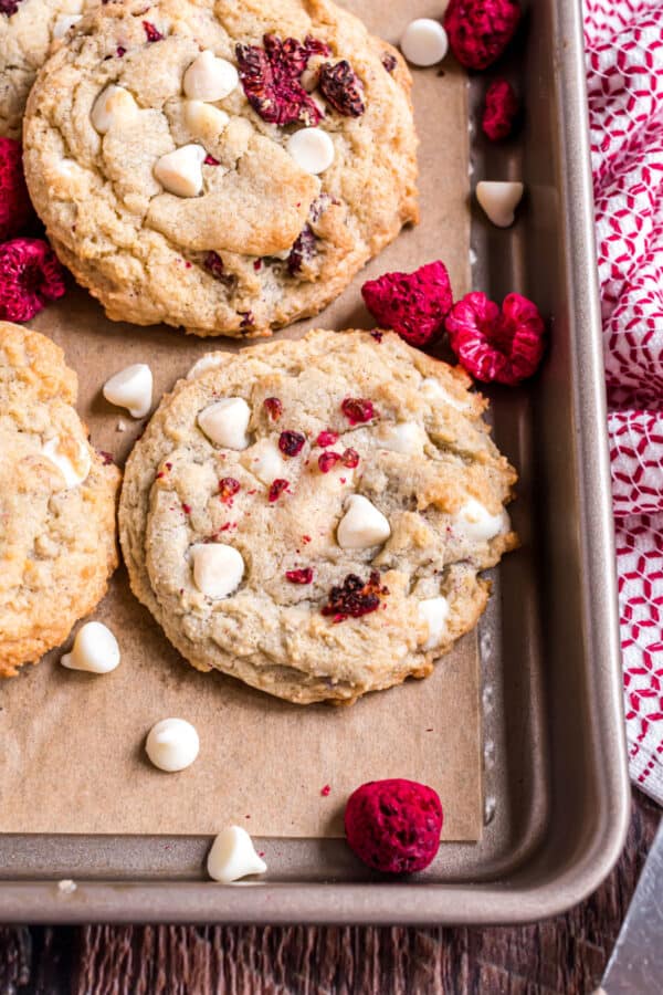 Raspberry Cheesecake Cookies Recipe - Shugary Sweets