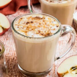 This copycat Starbucks Apple Crisp Macchiato brings together rich espresso and the nostalgic flavors of spiced apple pie. The homemade apple cider syrup creates the perfect flavor base for today's coffee, serve this hot or cold!