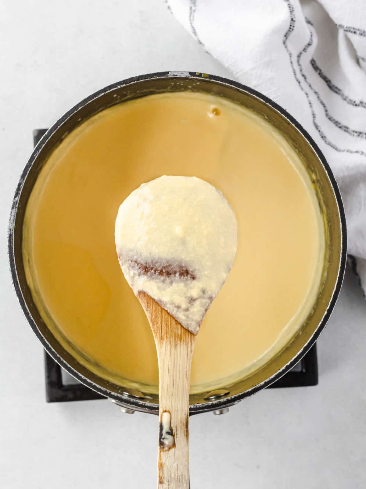 How to make vanilla creme anglaise.