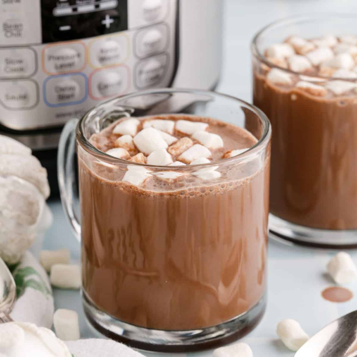 Instant Pot Hot Chocolate Recipe - Shugary Sweets