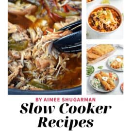 Slow cooker recipe ebook cover image.