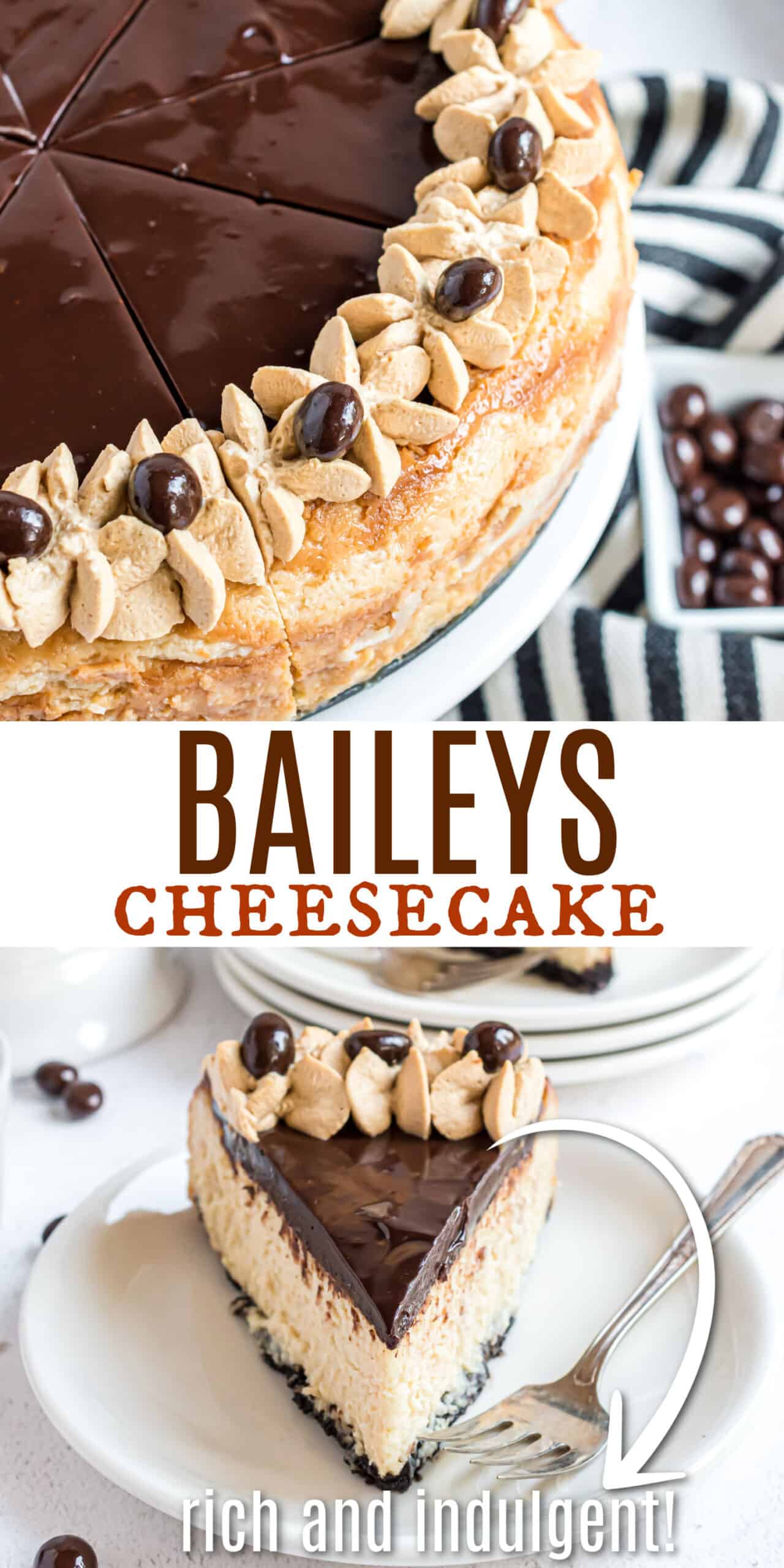 Bailey's Cheesecake Recipe - Shugary Sweets