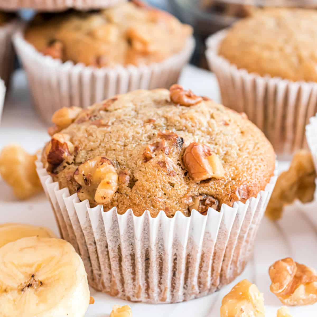 Banana Nut Muffins – Shugary Sweets