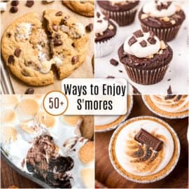 Love S'mores but hate the campfire mess (and smell)? No worries! Even on a rainy day you can enjoy your favorite summertime treat! Here's 50+ S'mores recipes that you can enjoy without a campfire!