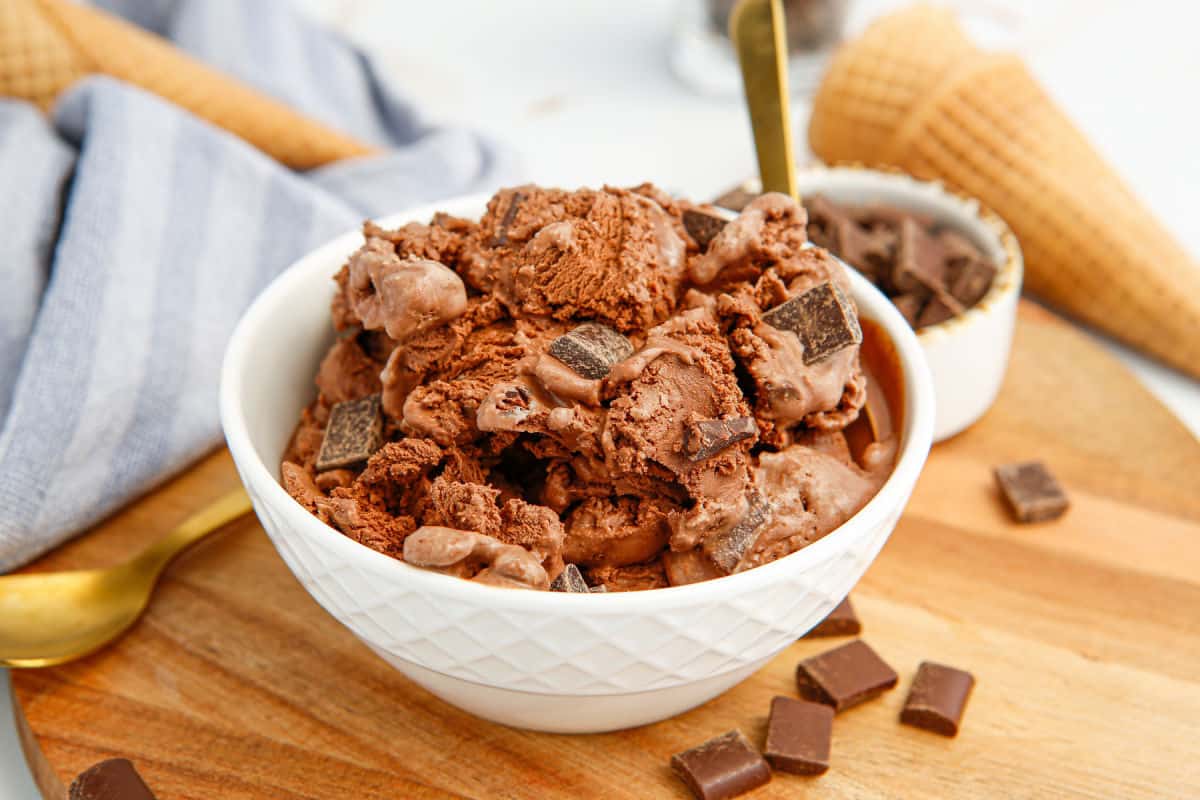 Chocolate Ice Cream Recipe Shugary Sweets
