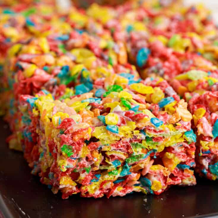 Fruity Pebbles Treats Recipe Shugary Sweets