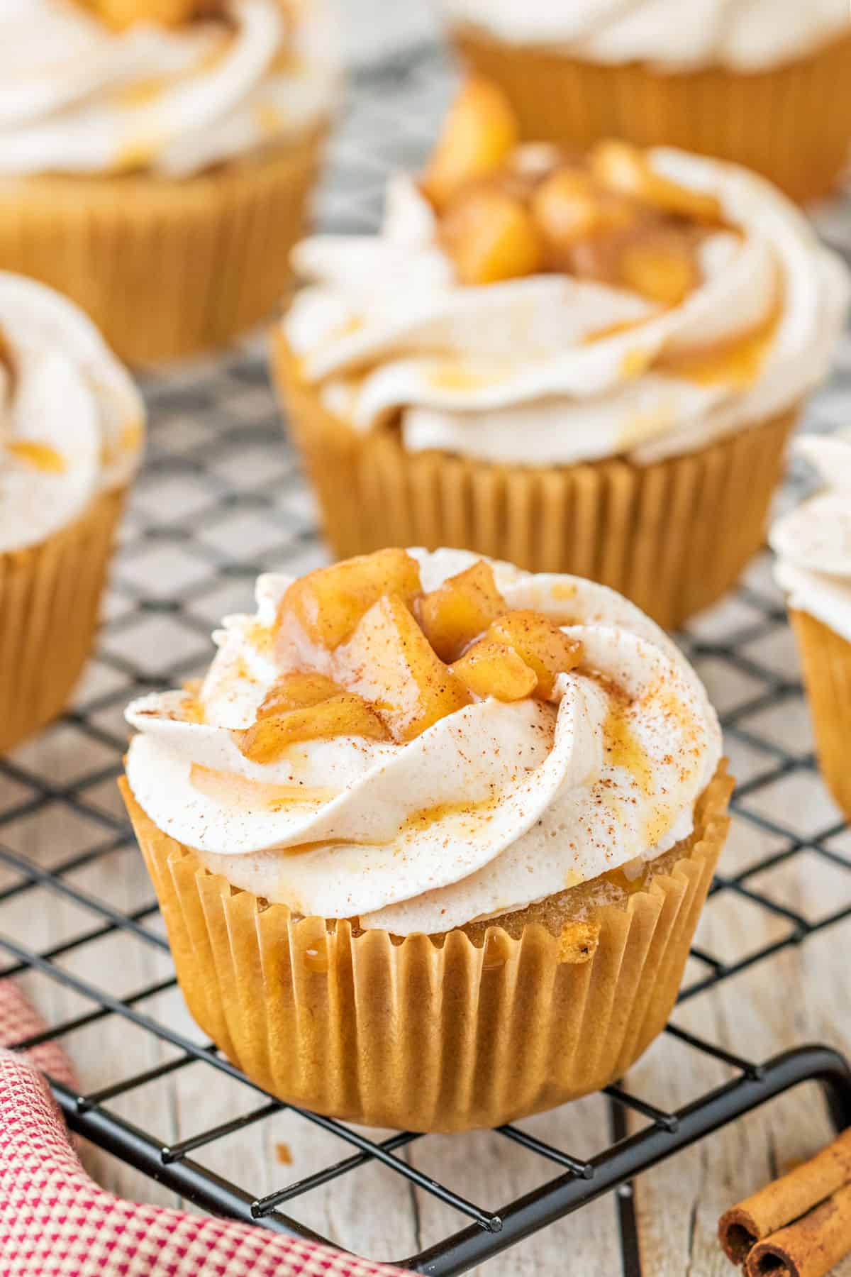 Caramel Apple Cupcakes