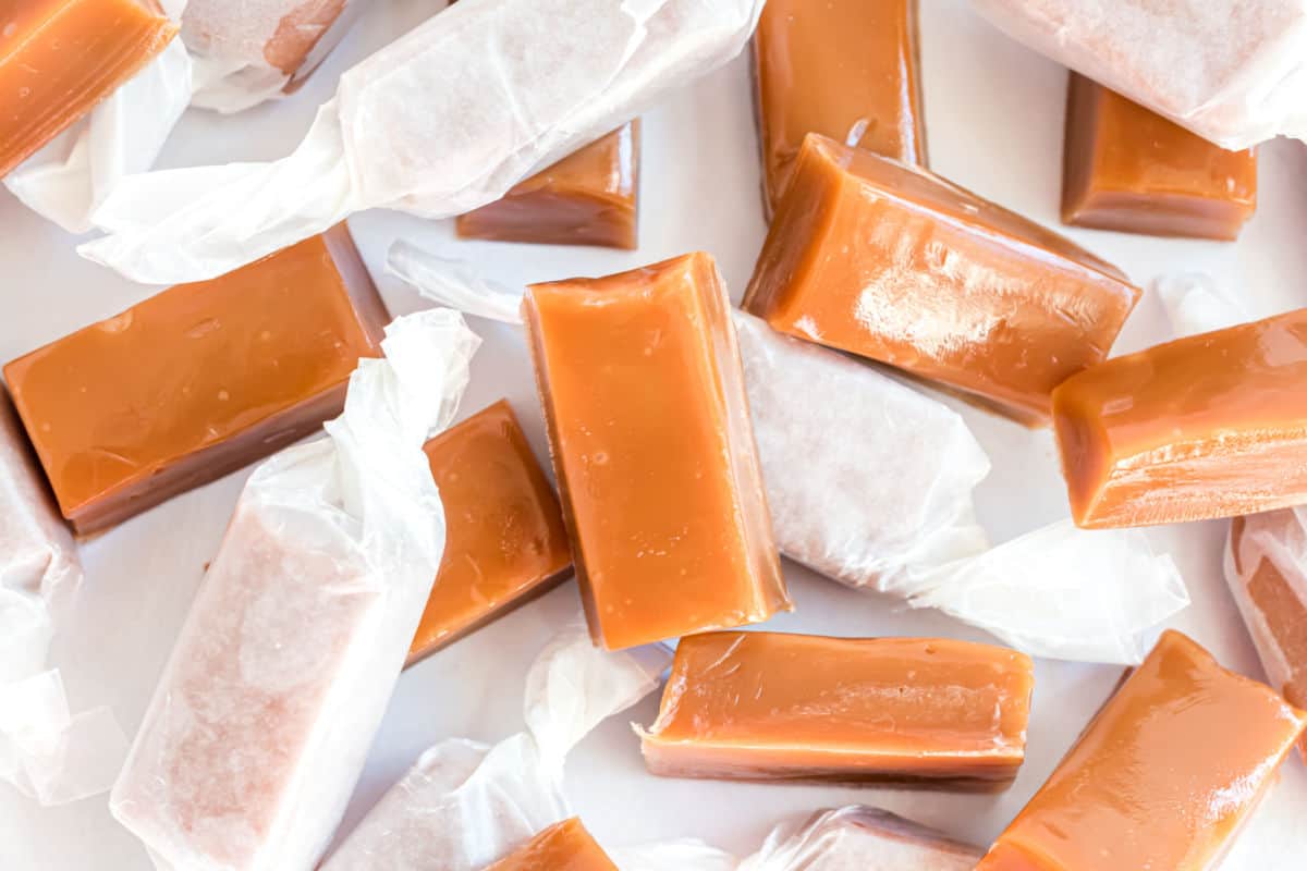Soft Homemade Caramels Recipe Shugary Sweets