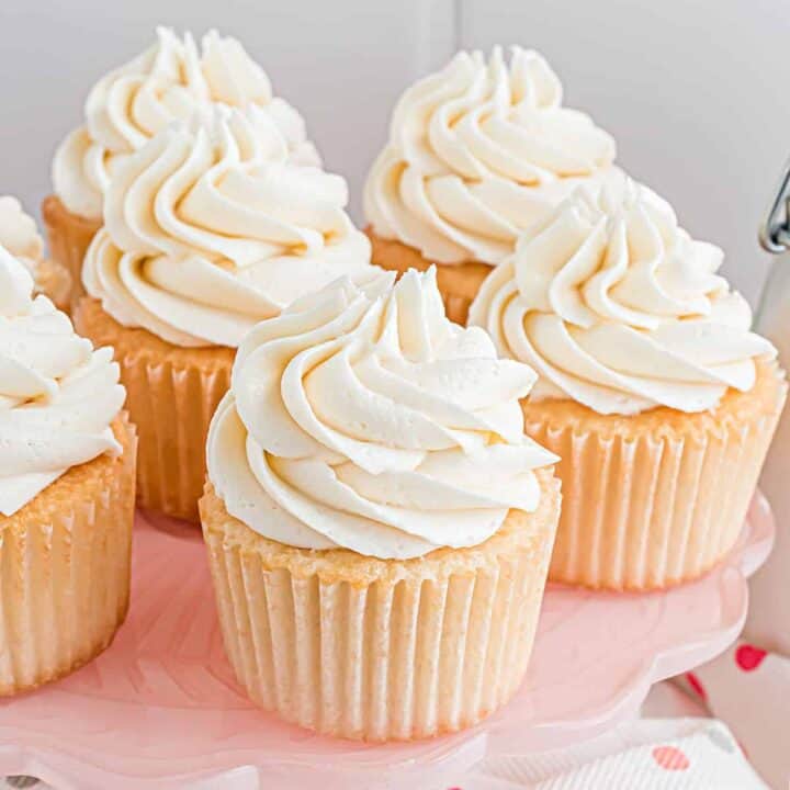 Delicious white cupcakes