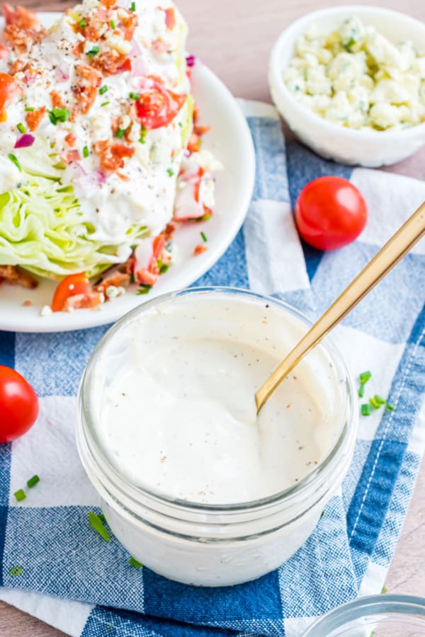 Blue Cheese Dressing Recipe Shugary Sweets
