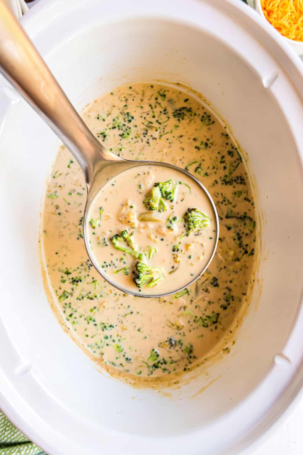 Slow Cooker Broccoli Cheese Soup Shugary Sweets