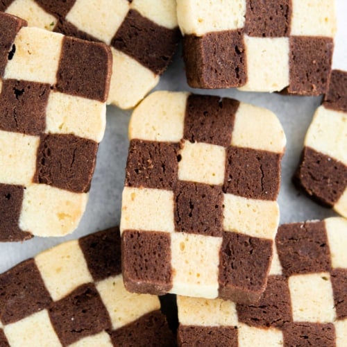 Besides offering a beautiful pattern, these Checkerboard Cookies give both vanilla and chocolate cookie in one. They’re soft butter cookies with a fun and festive look.