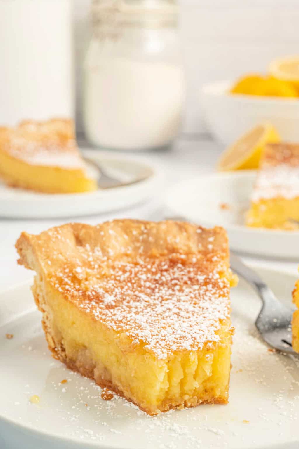 Lemon Chess Pie Recipe - Shugary Sweets