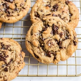 Brown Butter Chocolate Chip Cookies make a good thing even better by adding nutty brown butter to my classic chewy chocolate chip cookies.