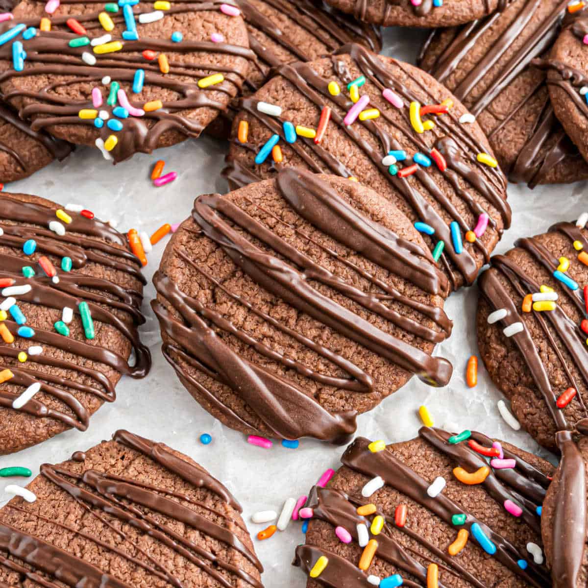 Chocolate Shortbread Cookies