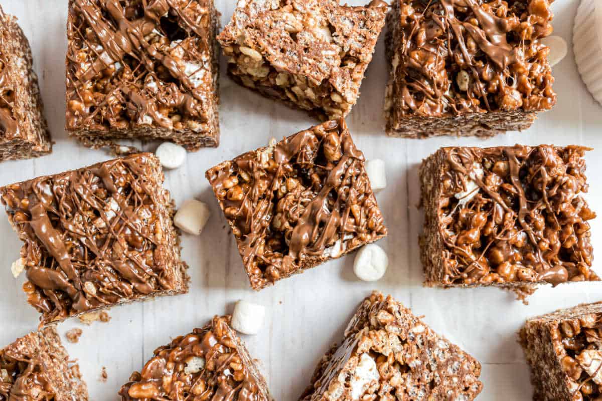 Easy Nutella Rice Krispie Treats