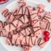 Buttery Shortbread Cookies with the sweet addition of chocolate and cherries! With a pretty pink color and a chocolate drizzle, Cherry Chocolate Chip Shortbread looks as good as it tastes.